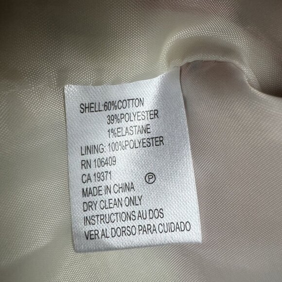 Tahari Womens Striped Open Front Jacket Blazer 18W Striped Career Oversized - Picture 6 of 8